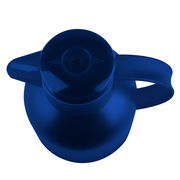 Blaue Emsa Isolierkanne SAMBA aus der Vogelperspektive