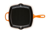 Grillpfanne 26cm in Ofenrot, Draufsicht
