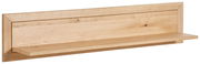 Holz-Wandboard in natürlicher Eichenoptik, seitliche Perspektive