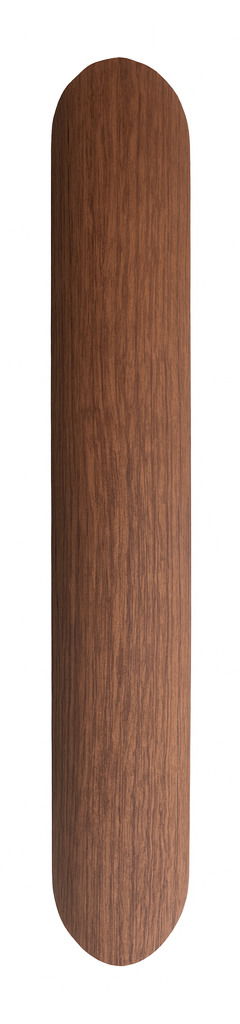 LED-Wandleuchte in Holzoptik, Vorderansicht