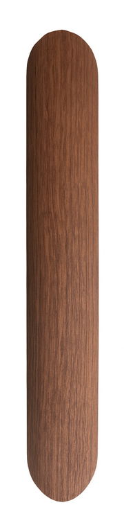 LED-Wandleuchte in Holzoptik, Vorderansicht