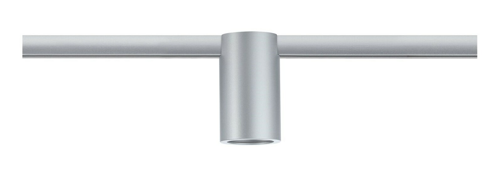 PAULMANN Ceiling Socket URAIL Silberne Deckenfassung für URAIL-System, seitliche Perspektive