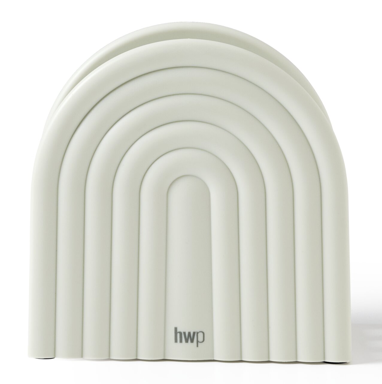 Schneidbrettset in Form eines gestapelten Halbkreises, Vorderansicht