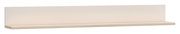Wandboard in heller Holzoptik, seitliche Perspektive
