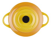 Mini Cocotte 10cm in der Farbe Nectar, Draufsicht