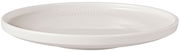 Weißer Brotteller Afina mit einem Durchmesser von 17,1 cm, seitliche Perspektive