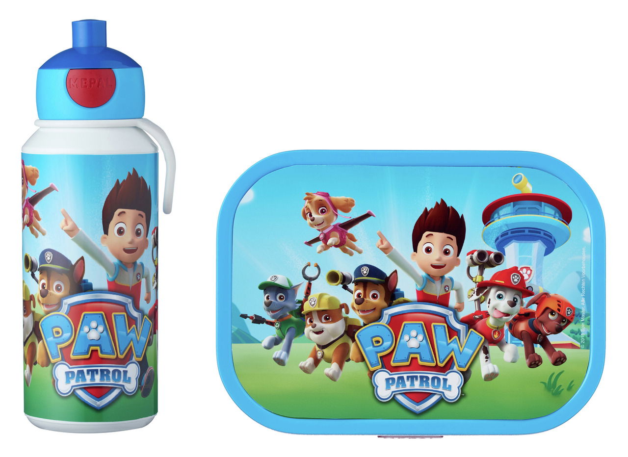 Mepal Campus-Set 2-tlg PAW PETROL Paw Patrol Campus-Set mit Trinkflasche und Brotdose, Vorderansicht