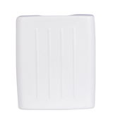 Badhocker Kumba in Weiß, Ansicht von oben