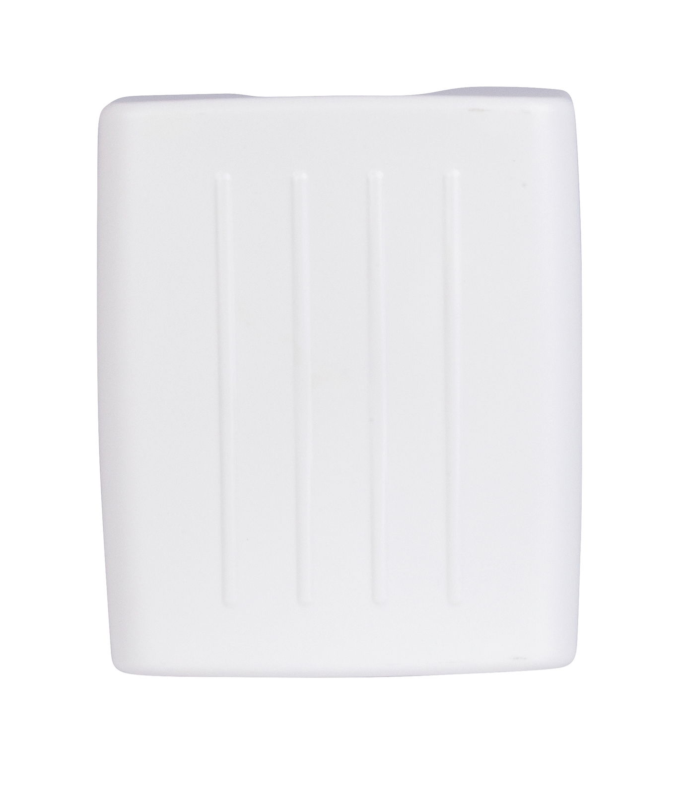 Badhocker Kumba in Weiß, Ansicht von oben