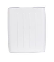 Badhocker Kumba in Weiß, Ansicht von oben