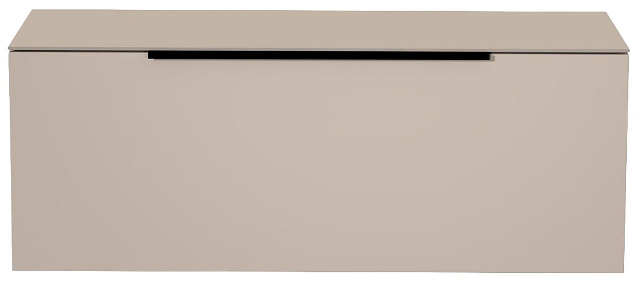 Moderano Hänge-Lowboard BORMIO Hänge-Lowboard in beige aus der Frontansicht