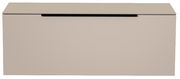 Hänge-Lowboard in beige aus der Frontansicht