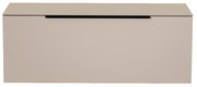 Hänge-Lowboard in beige aus der Frontansicht