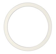 Runde Deckenleuchte in minimalistischem Design, von oben betrachtet