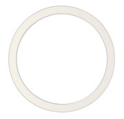 Runde Deckenleuchte in minimalistischem Design, von oben betrachtet