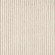 Nahaufnahme eines cremefarbenen, gerippten Stoffes in vertikaler Perspektive