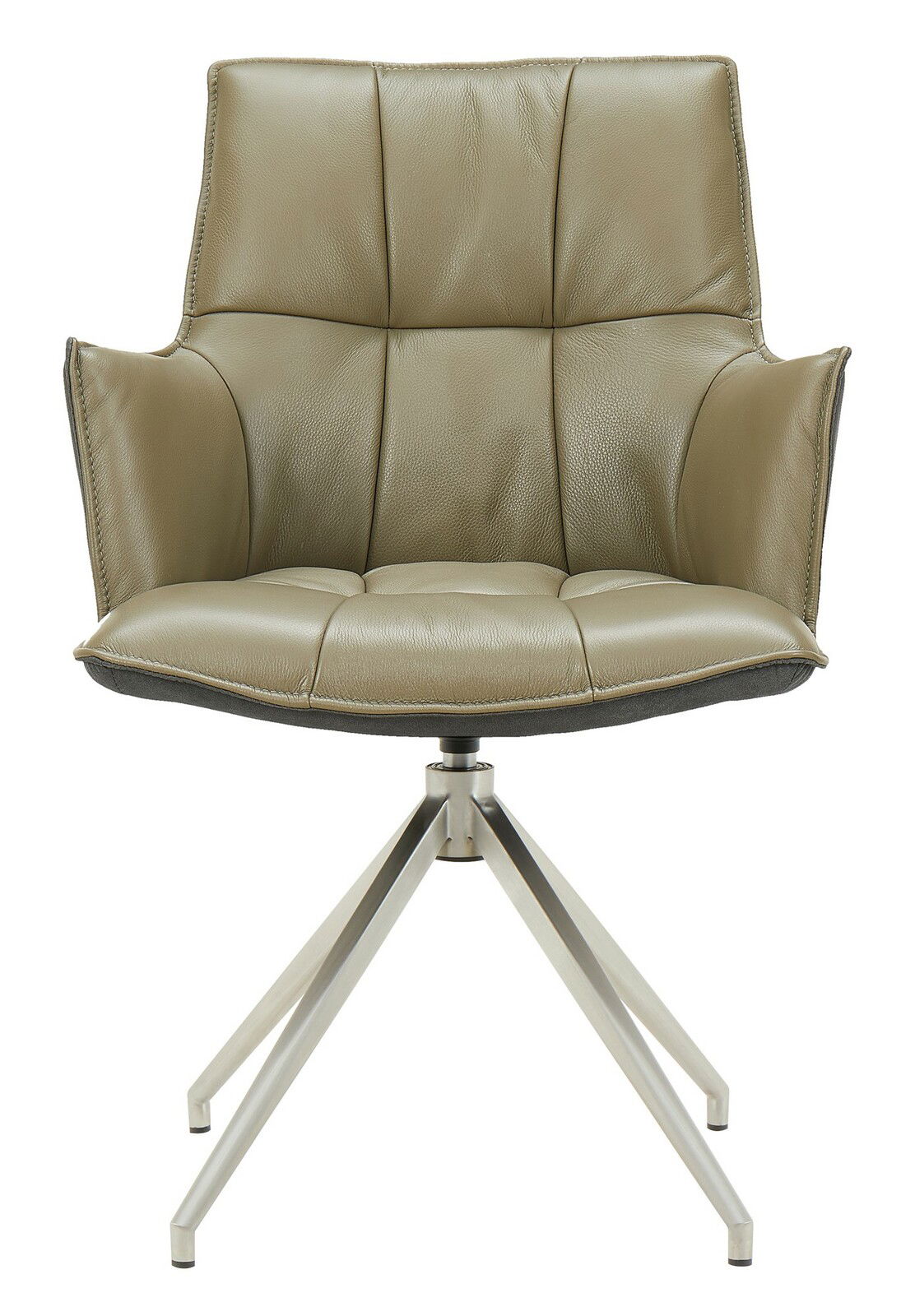 Moderner Sessel Novel OSAKA 3.0 in Lederoptik, Vorderansicht