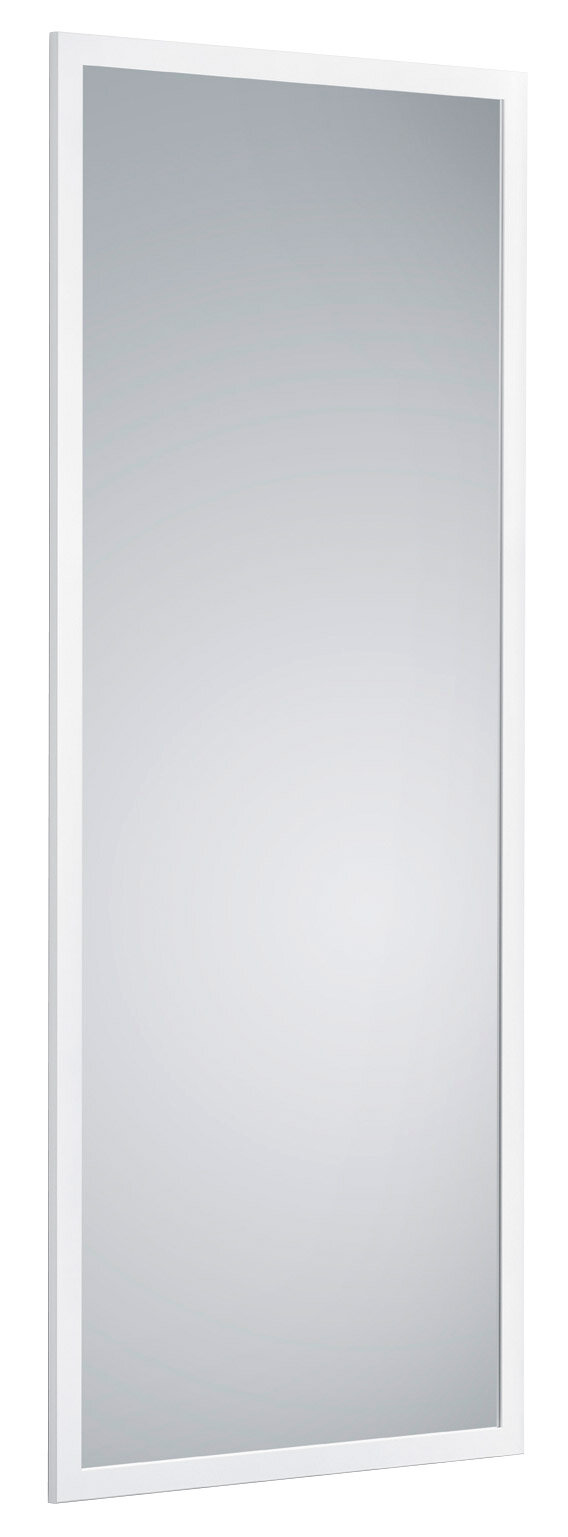 XORA Spiegel THEA Rechteckiger Spiegel mit weißem Rahmen, seitliche Perspektive