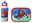 Spiderman Campus-Set bestehend aus einer Trinkflasche und einer Brotdose, Vorderansicht