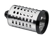 Trommelreibe aus Edelstahl, seitliche Perspektive