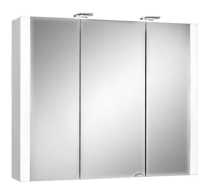 Spiegelschrank mit drei Türen, Frontansicht