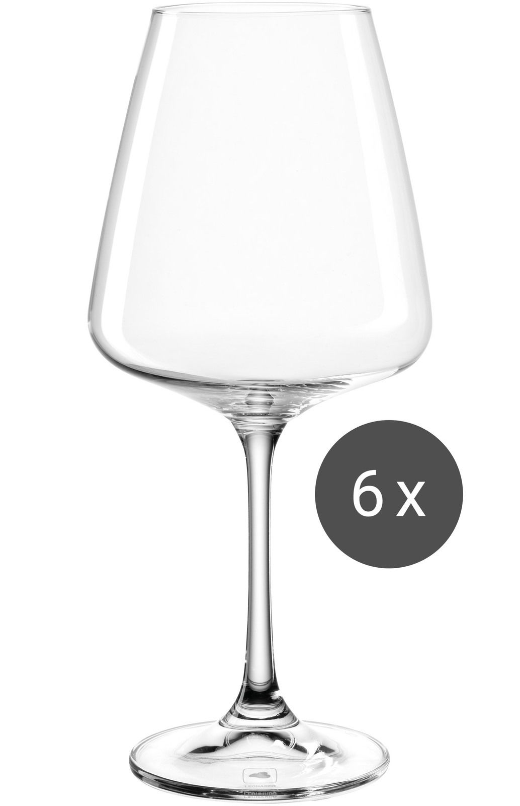 Leonardo Weißweinglas 6er-Set PALADINO Weißweinglas 540ml im 6er-Set, seitliche Ansicht