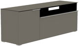 TV-Lowboard in modernem Design, seitliche Perspektive
