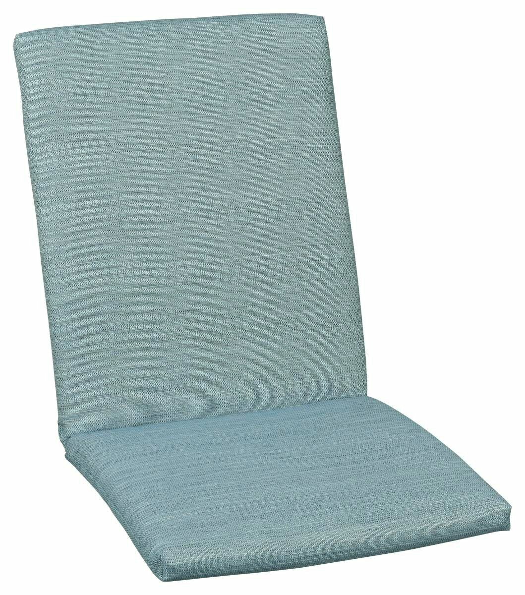 Schwienhorst Mittellehnerauflage LEXA BLUE Mittellehnerauflage in hellblauem Stoff, seitliche Perspektive