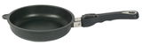 Bratpfanne mit abnehmbarem Griff, seitliche Perspektive