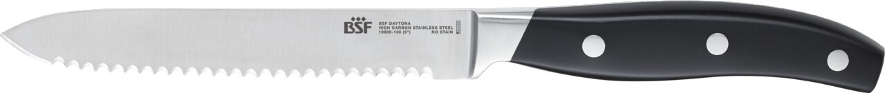 Universalmesser mit Wellenschliff, seitliche Ansicht