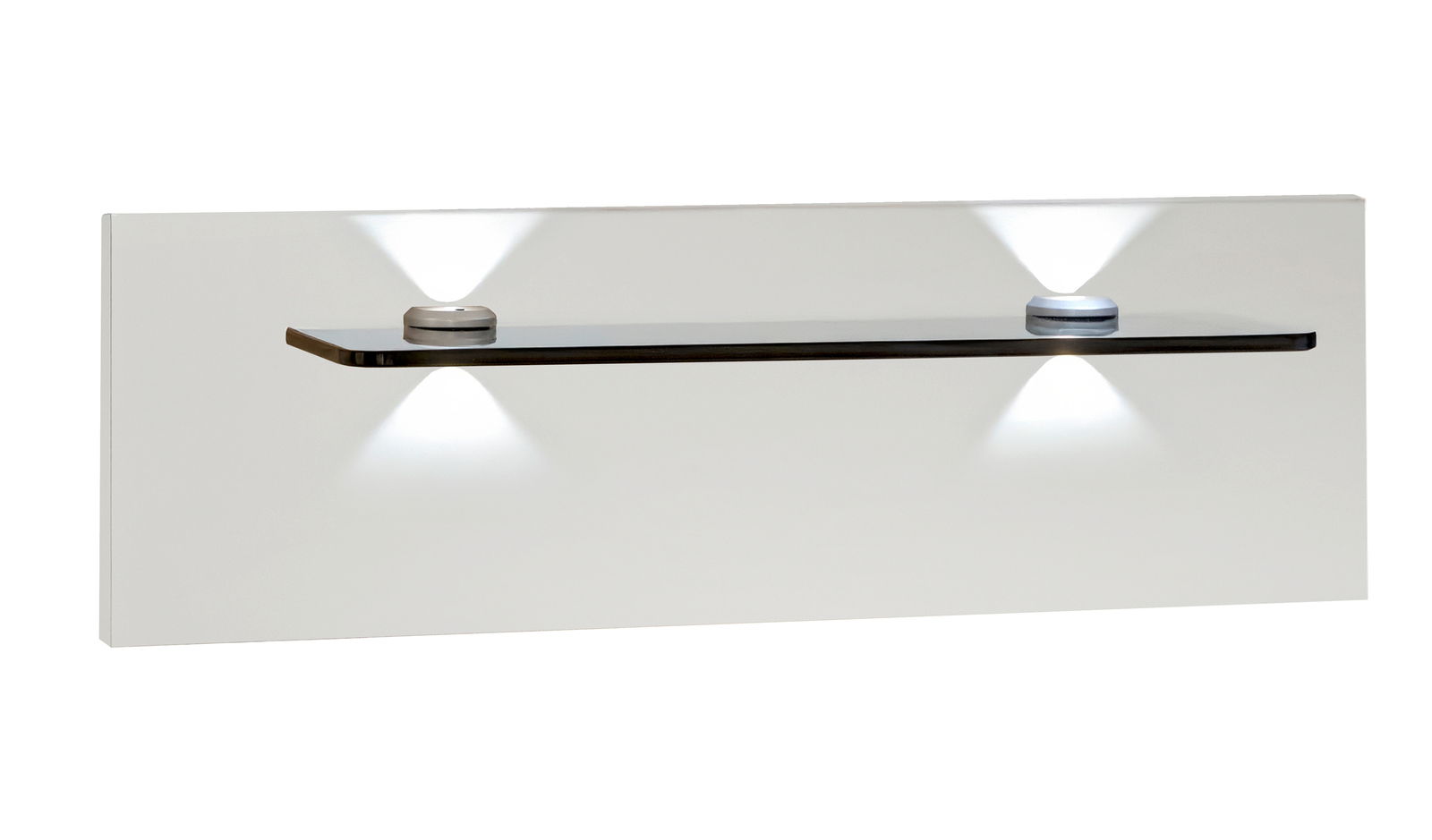 Nachtkonsolen-Paneel mit integrierter Beleuchtung, seitliche Perspektive