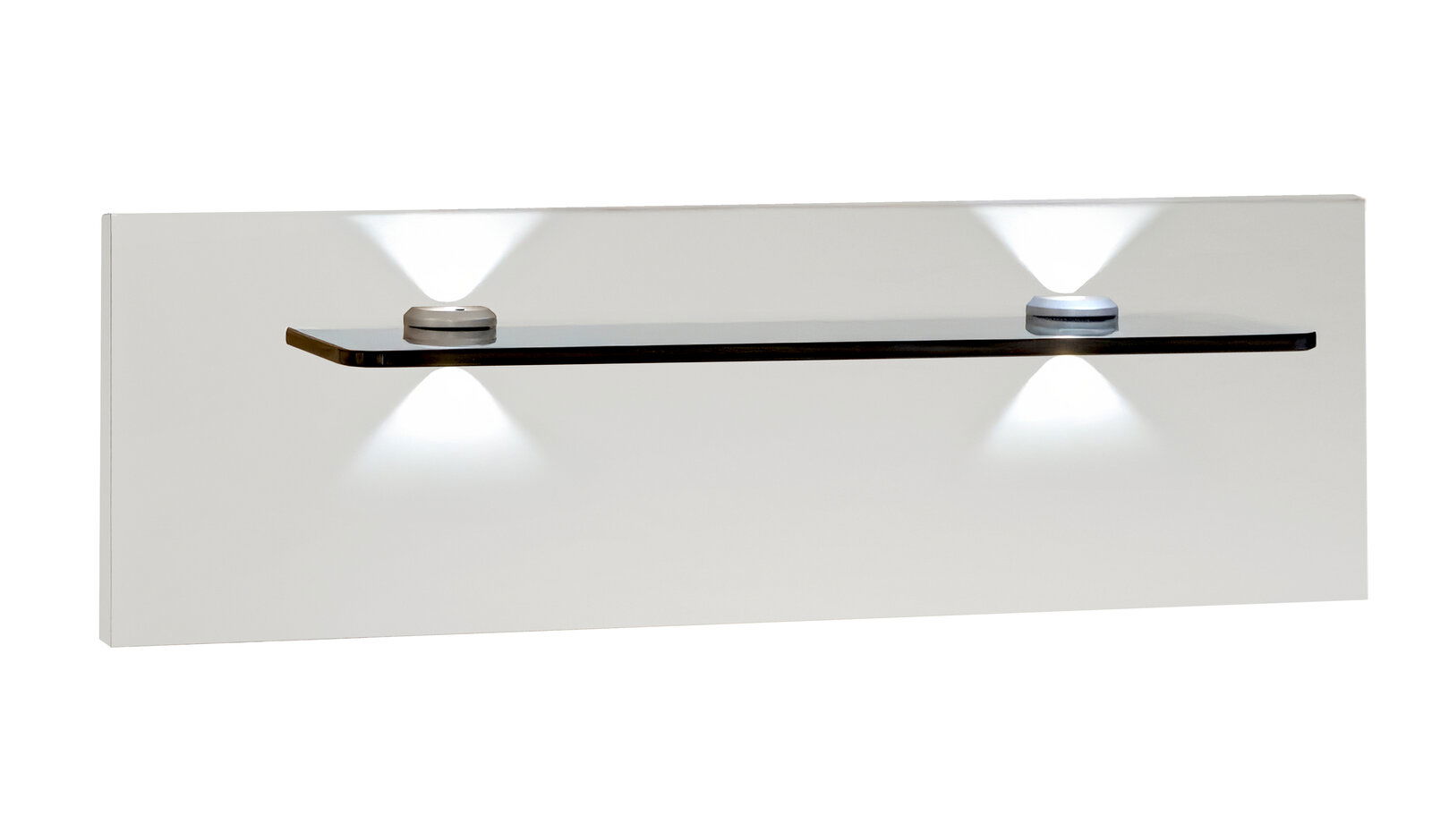 Nachtkonsolen-Paneel mit integrierter Beleuchtung, seitliche Perspektive