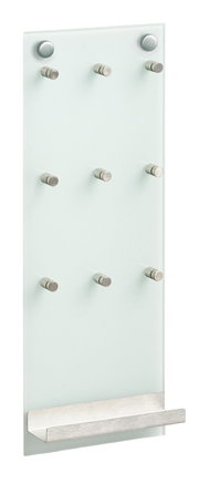 Schlüsselboard mit mehreren Haken und Ablage, Frontalansicht