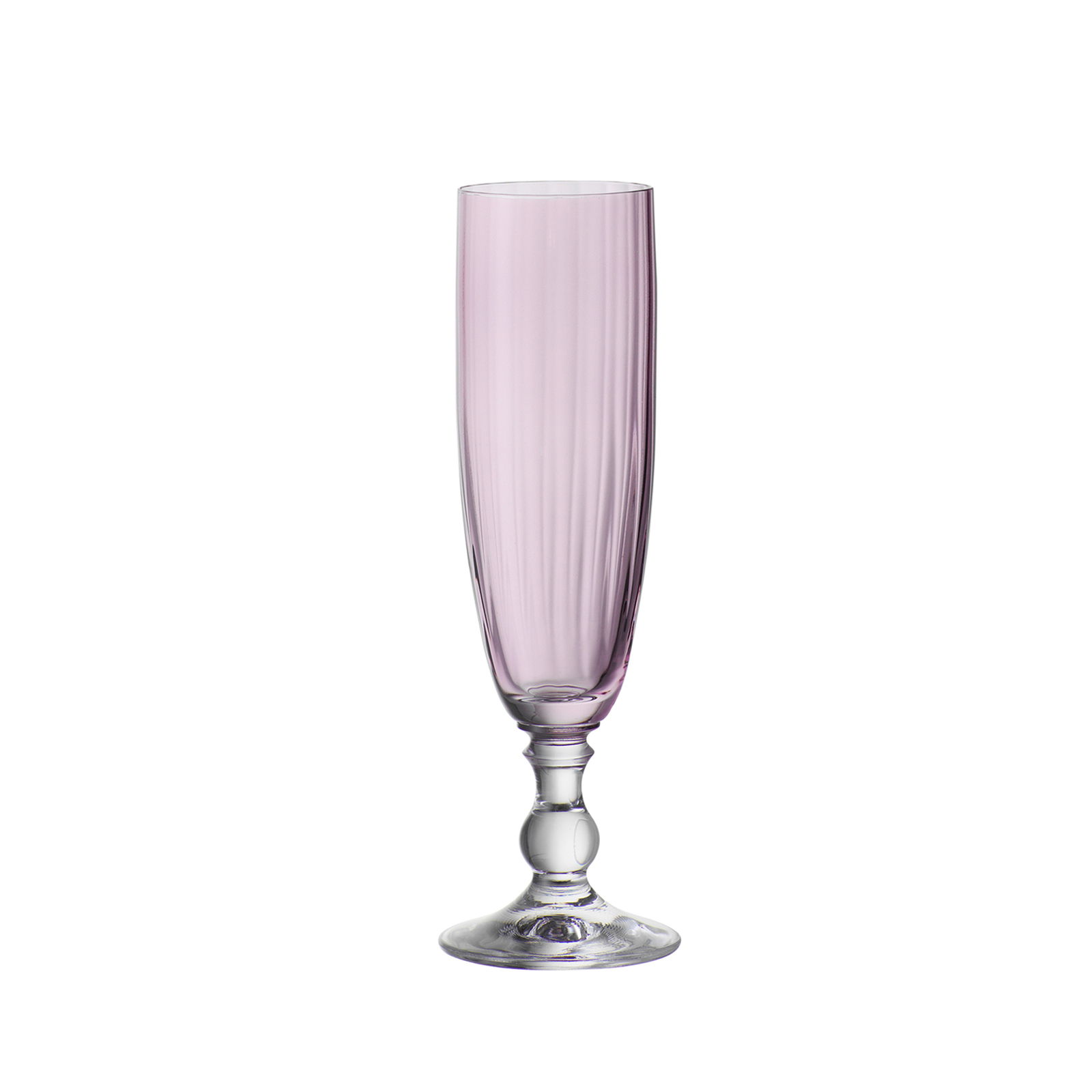 Rosa Sektkelch Georgia 230ml, seitliche Ansicht