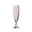 BOHEMIA Cristal Sektkelch 230ml GEORGIA Rosa Sektkelch Georgia 230ml, seitliche Ansicht