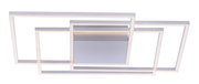 Moderne Deckenleuchte INIGO mit geometrischem Design, seitliche Perspektive