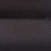 Nahaufnahme des schwarzen Stoffbezugs eines Chefsessels