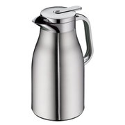 Edelstahl-Isolierkanne SKYLINE, 1,0 Liter, matt, seitliche Perspektive