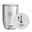 WMF Barista Latte Macchiato Glas, hitzebeständig bis 120 Grad, seitliche Ansicht
