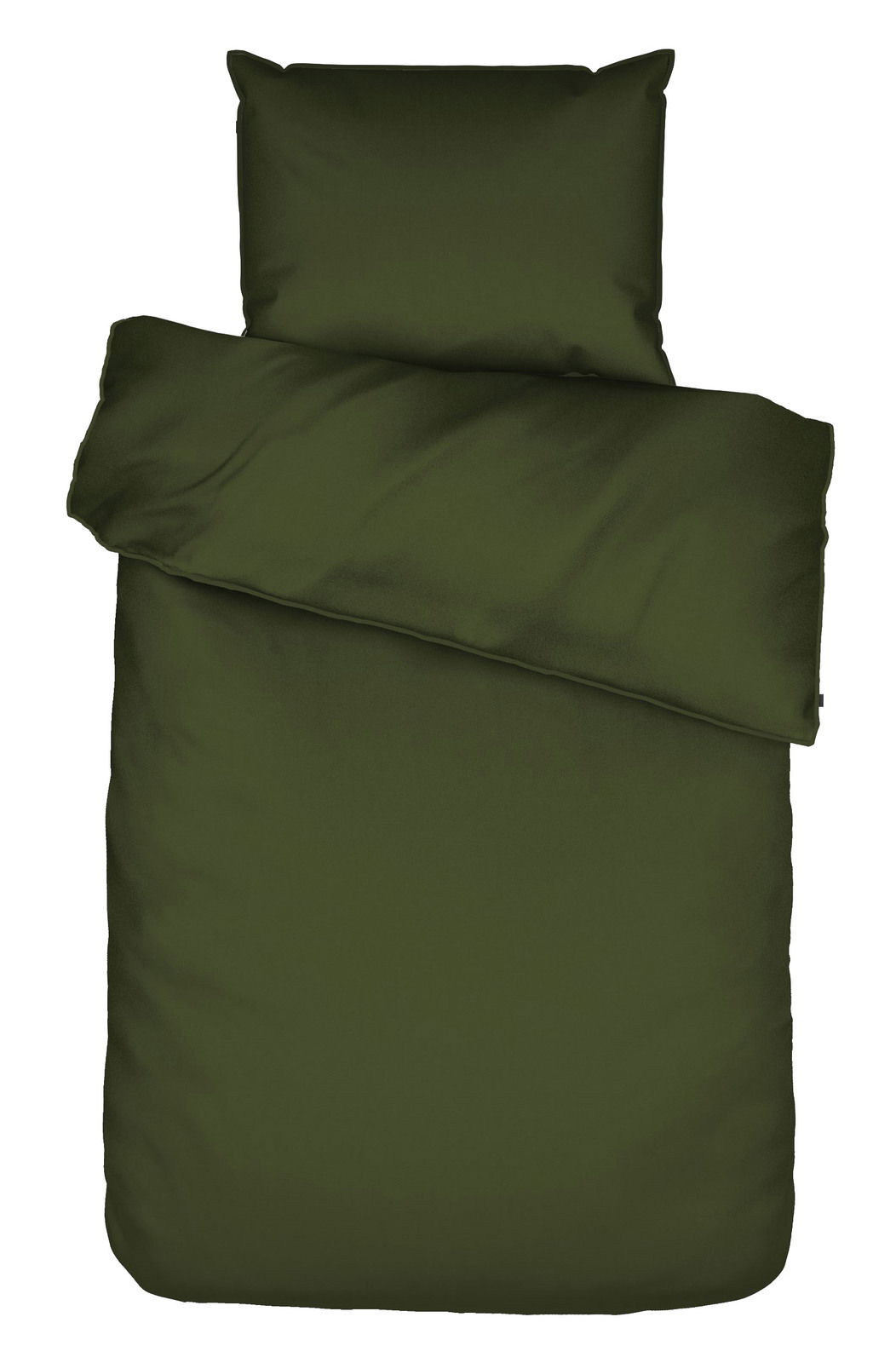 Grüne Bettwäsche 1p Set 135x200+80x80, Draufsicht