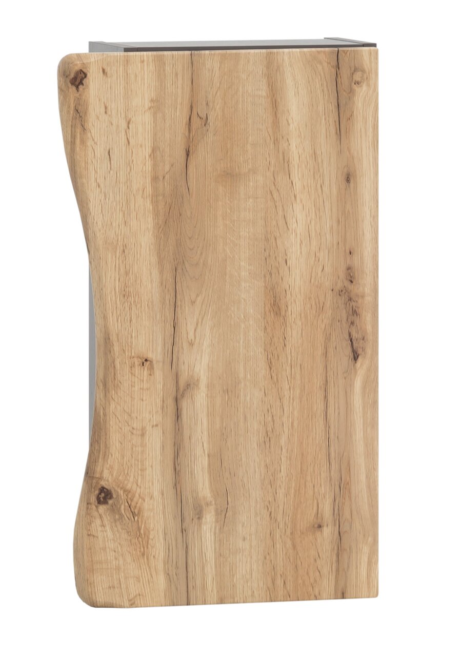 Hangkast met houtlook, vooraanzicht