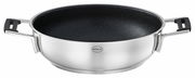 Servierpfanne 28cm Silence Pro aus Edelstahl mit Antihaftbeschichtung, seitliche Perspektive