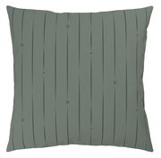 Kissenbezug mit vertikalen Streifen in Grau, Vorderansicht