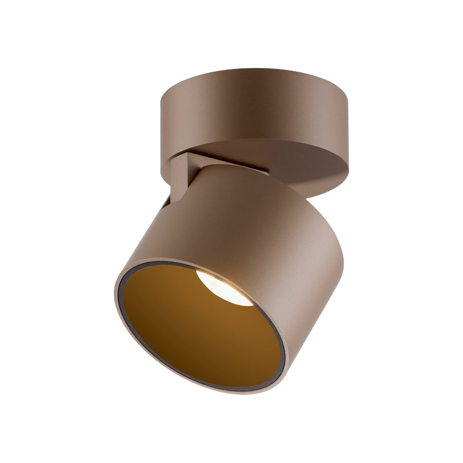 LED-Spot in modernem Design, seitliche Perspektive