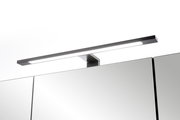 Moderner Spiegelschrank mit integrierter LED-Leuchte, Frontansicht