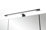 Moderner Spiegelschrank mit integrierter LED-Leuchte, Frontansicht