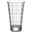 Trinkglas Optic 300ml mit strukturierter Oberfläche, frontal fotografiert
