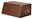 Continenta Brotkasten Walnuss 40x26x18,5 cm 