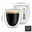 Doppelwandiges Thermo-Espressoglas mit 60 ml Fassungsvermögen, seitliche Ansicht.