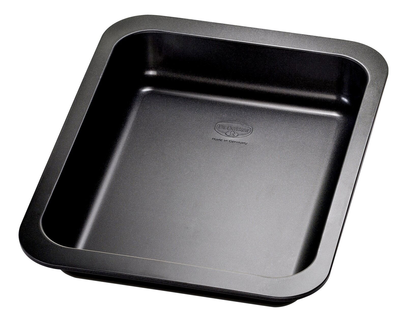 Dr. Oetker Auflaufform TRADITION Schwarze Auflaufform 28x22cm aus Metall, Draufsicht